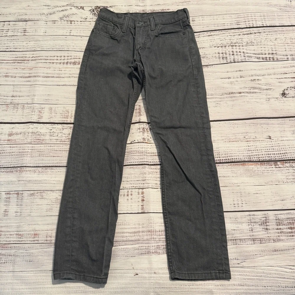 Levis 511 Jeans Black Denim Straight Fit Men's Size 29x30 (Fits 29x27)‎